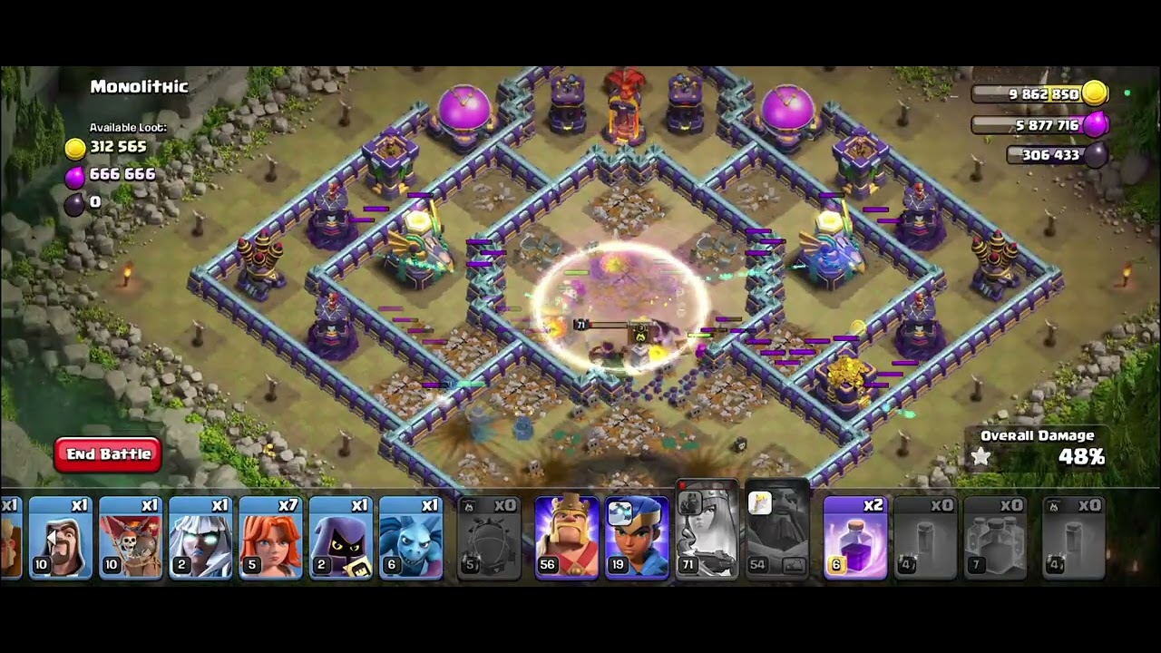 How to 3 Star MONOLITHIC with TH 13, TH 14, TH 15 in CLASH OF CLANS