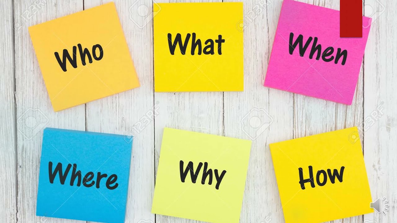 Cách đặt câu hỏi với what, when, where, why, and how