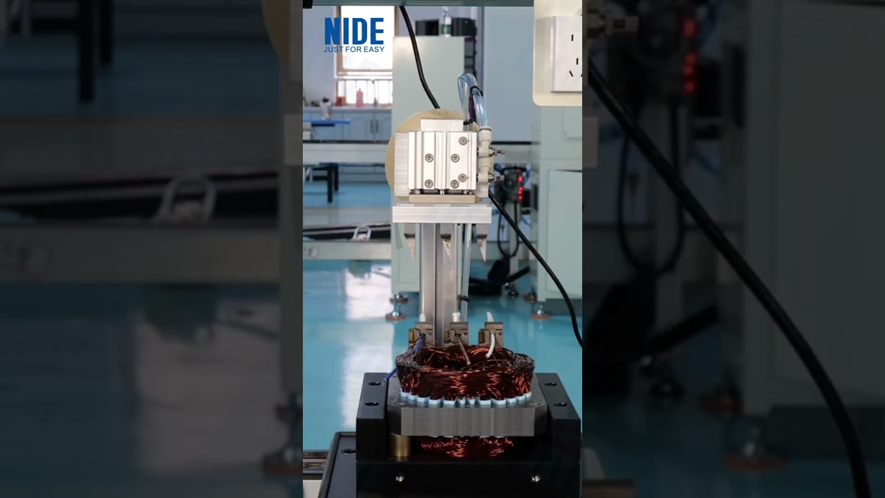 Automatic Lead Wire Processing | Motor Production Automation #Shorts