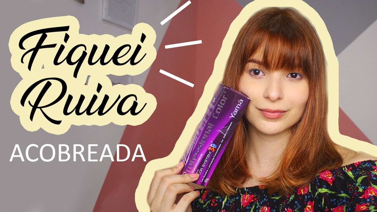 DE MORENA PRA RUIVA COM YAMA 8.4 | COMO PINTAR SEM DESCOLORIR