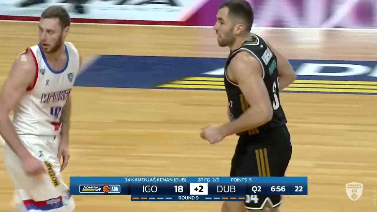 AdmiralBet ABA League 2025/26, highlights, Round 9: Igokea m:tel - Dubai Basketabll (8.12.2025)