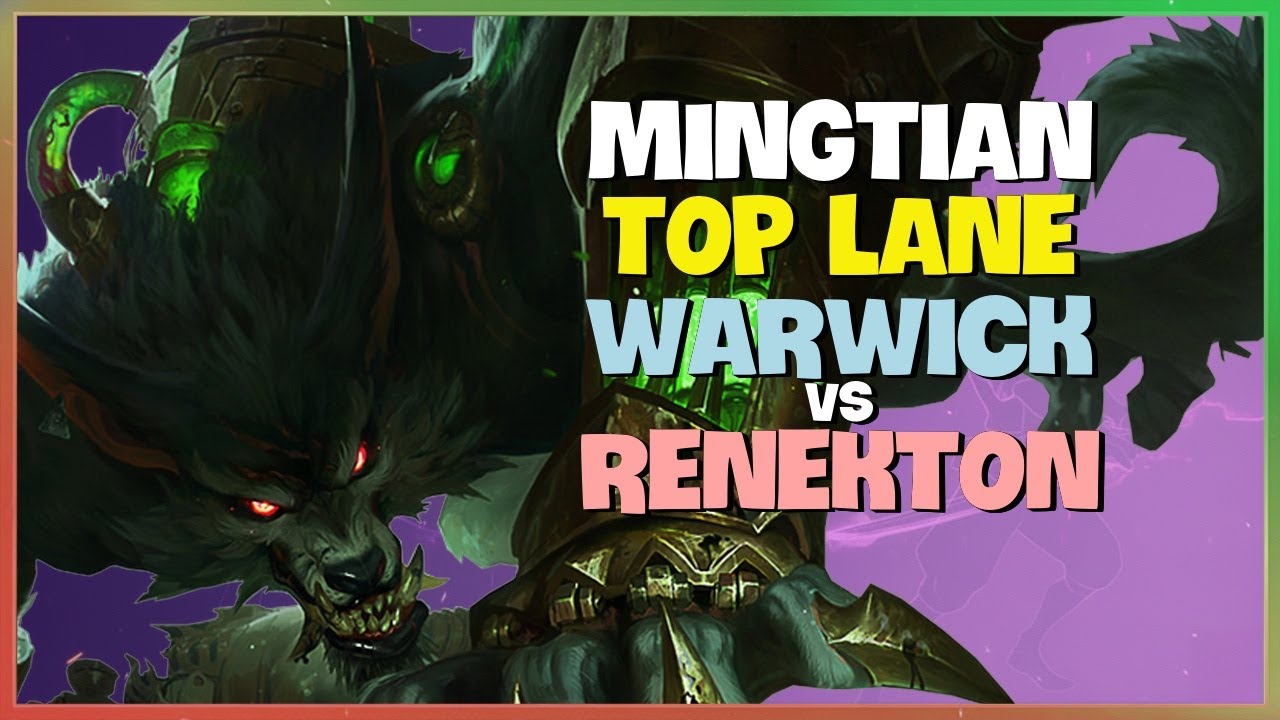 MingTian Rank 1 Challenger Warwick Top Lane Mechanics Breakdown Engsub