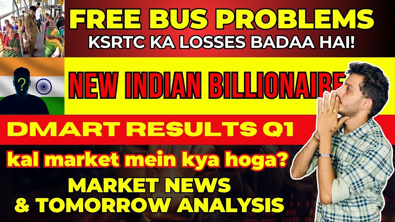 New Indian Billionaire, Free Bus Issue | Market Analysis | Daily Market Show #2