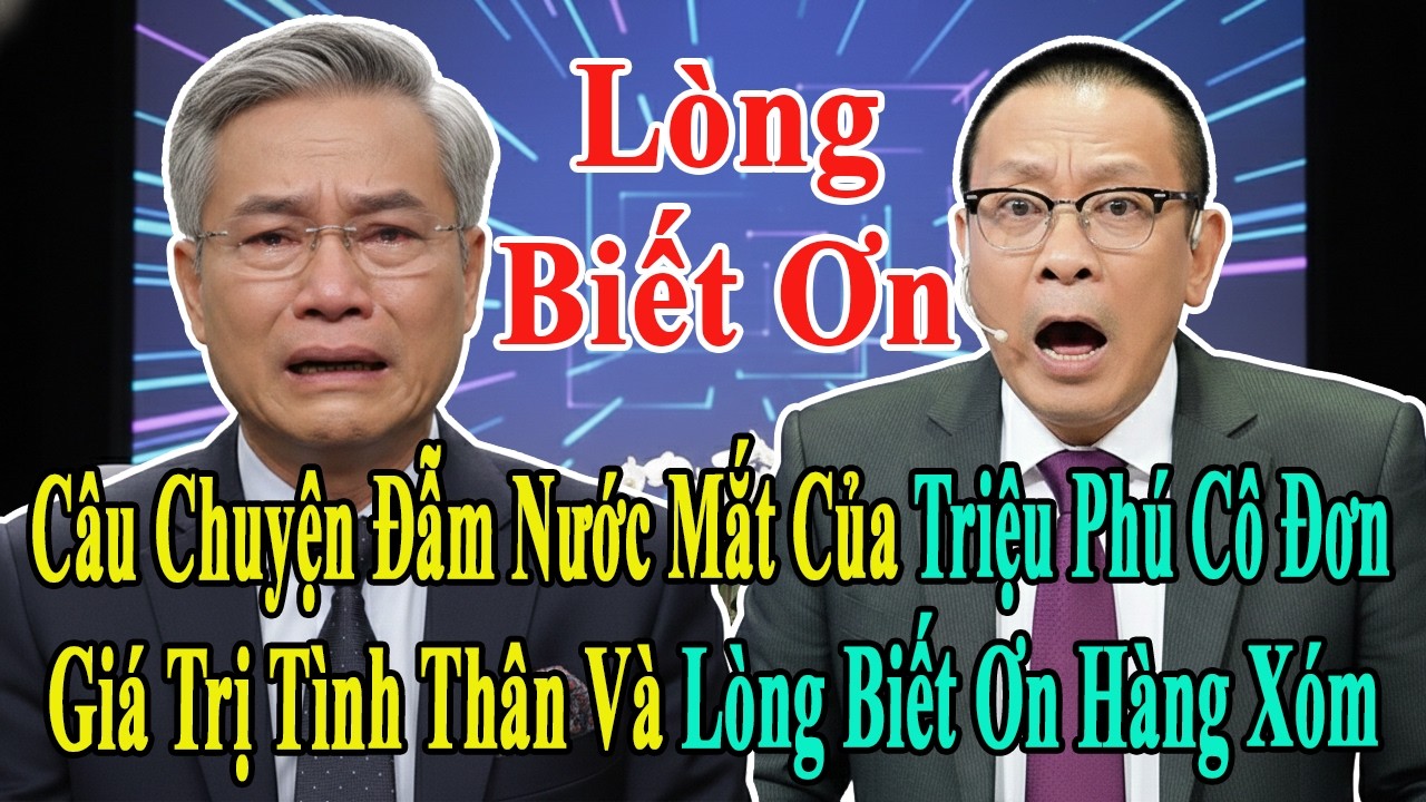 TÂM SỰ CÙNG VĂN SÂM:ĐỪNG ĐỂ ĐẾN KHI TRẮNG TAY MỚI NHẬN RA GIÁ TRỊ TÌNH THÂN VÀ LÒNG BIẾT ƠN HÀNG XÓM
