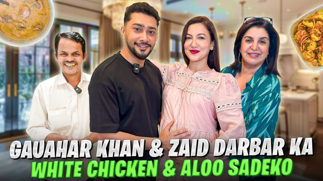 Gauahar Khan & Zaid Darbar Ke Saath Home Tour, Cooking Masti & Dilip ka Gym Fun! @FarahKhanK
