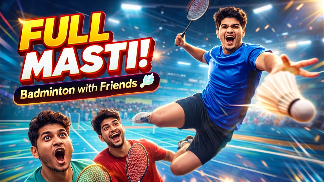Badminton with Friends 🏸 | Full Masti Vlog