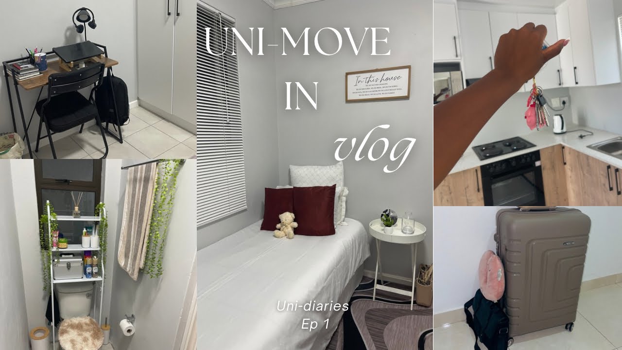 CPUT Uni Move-In Vlog 2025 | Room Tour & Setup|Cape Town 