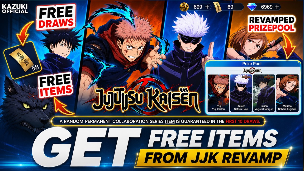 GET GAURANTEED JJK ITEMS WITH THE REVAMP SKINS | REVAMP GOJO, MEGUMI & MORE