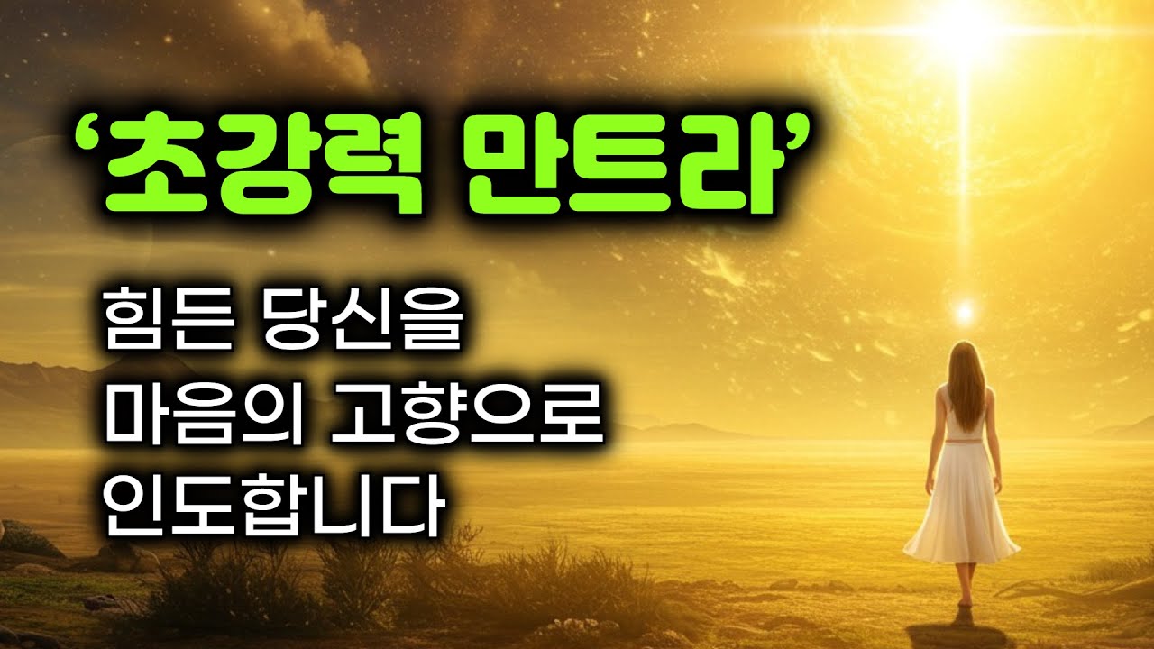 지친 당신을 마음의 고향으로 인도하는 최상의 만트라=반야바라밀다주 | New Version | 1시간 연속 듣기 | 석가모니 부처님이 전하신 가장 위대한 만트라는 바로 이것이다.
