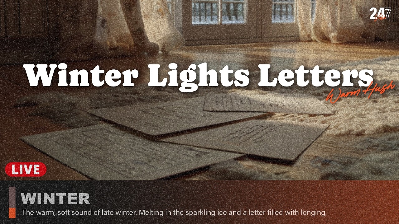 LIVE ❄️ Letters from the Winter Lights — Soft Winter Music for Focus, Relax, Study
