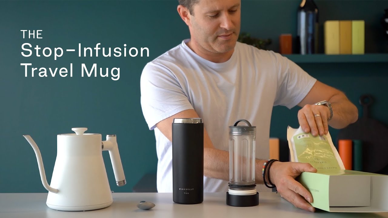 Stop-Infusion Travel Mug by Firebelly Tea |  The Ultimate Tea Tumbler