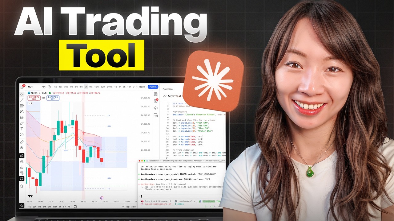 Create your Premarket Trading Assistant with Claude + Tradingview AI