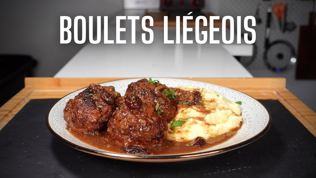 LES BOULETS À LA LIÉGEOISE -- FOOD IS LOVE