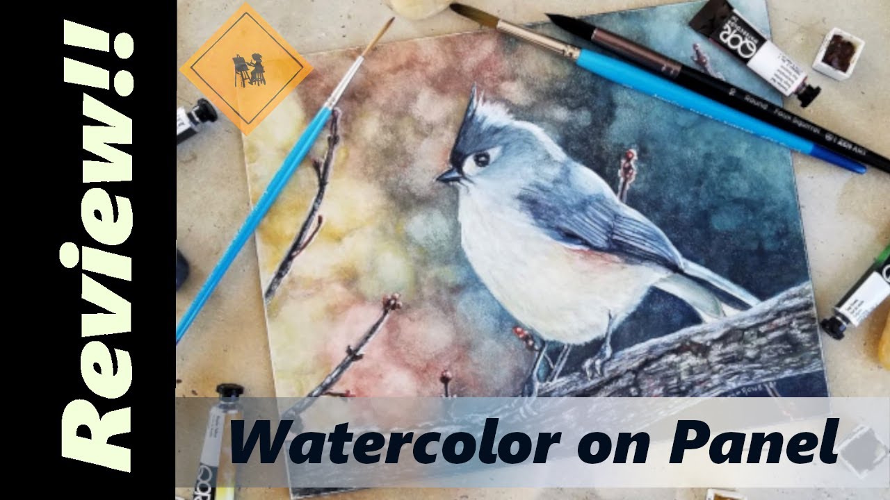 Watercolor on Panel?!!~ Painting on Ampersand Aquabord. 🖌