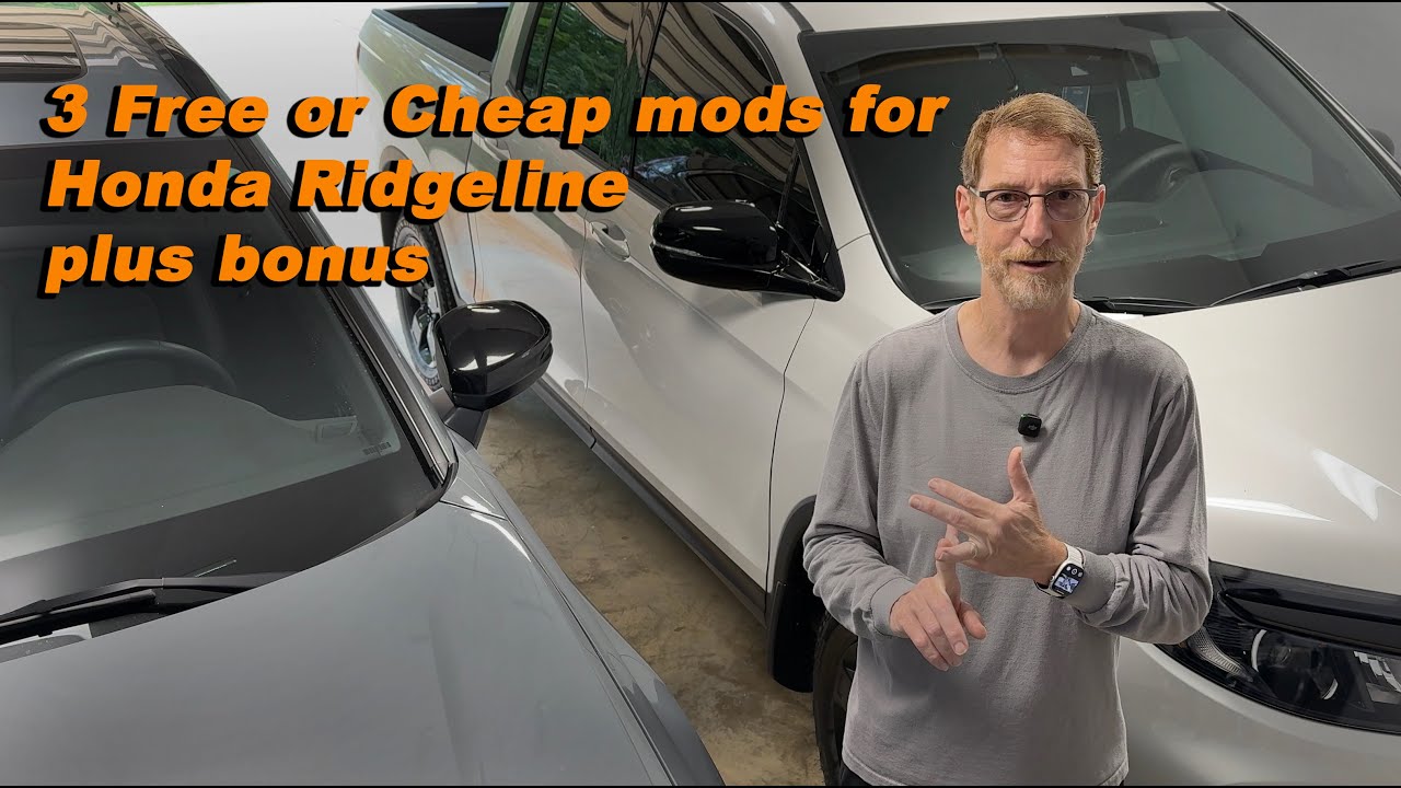 3 Free or Cheap mods for your Ridgeline!