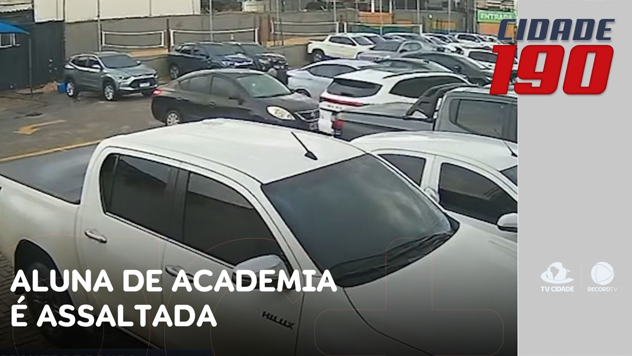 Aluna é assaltada em estacionamento de academia; bandido levou celular | Cidade 190