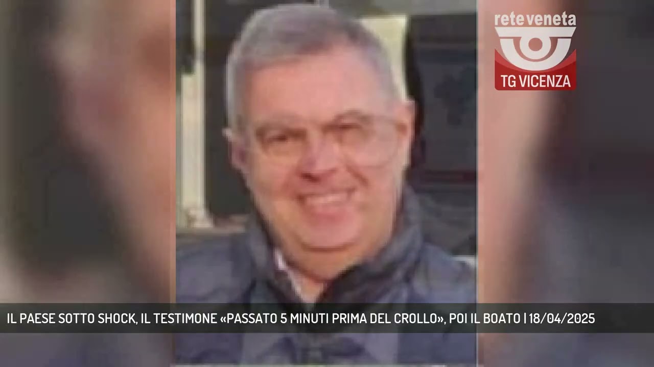 IL PAESE SOTTO SHOCK, IL TESTIMONE «PASSATO 5 MINUTI PRIMA DEL CROLLO», POI IL BOATO | 18/04/2025