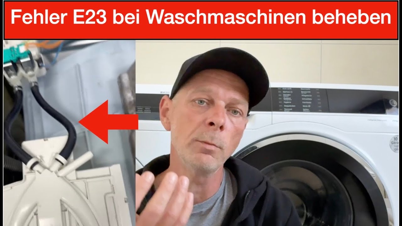 Fehler E23 Bosch Siemens Waschmaschine beheben.