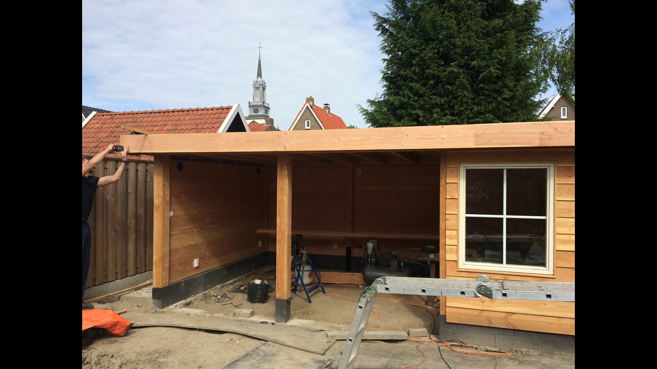 Ik bouw mijn tuinhuis zelf - DIY garden house - Gartenhaus selber bauen - Overkapping bouwen