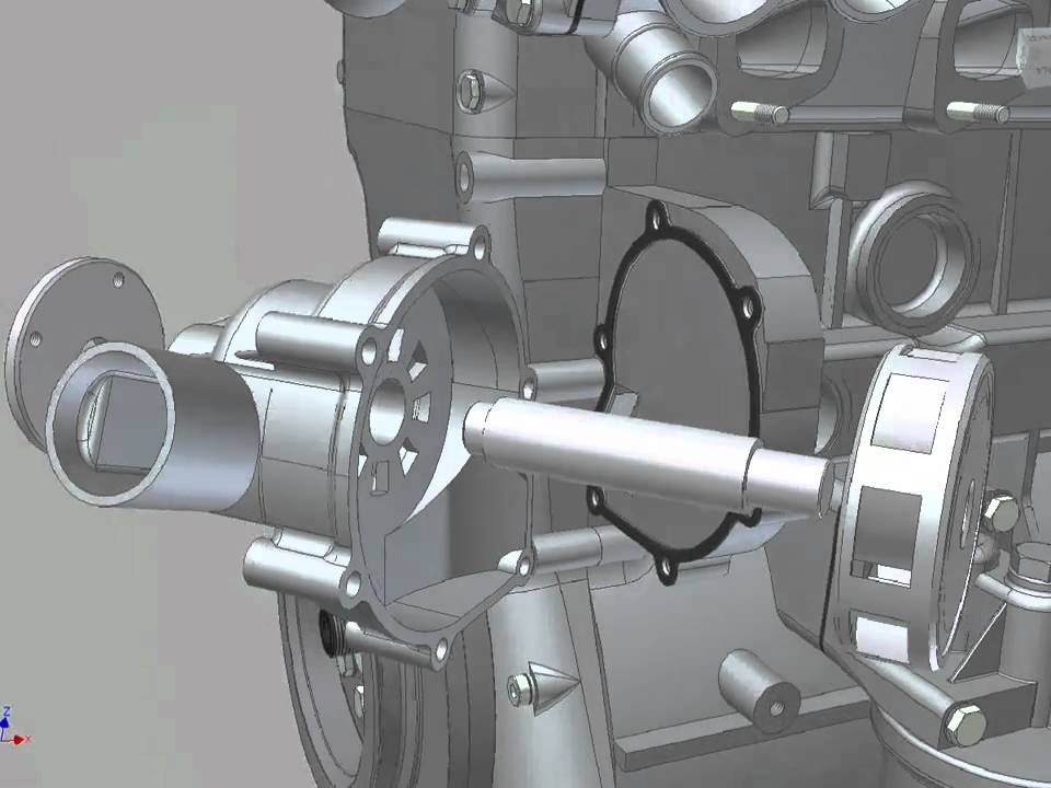BMW M30B25V Inventor animation