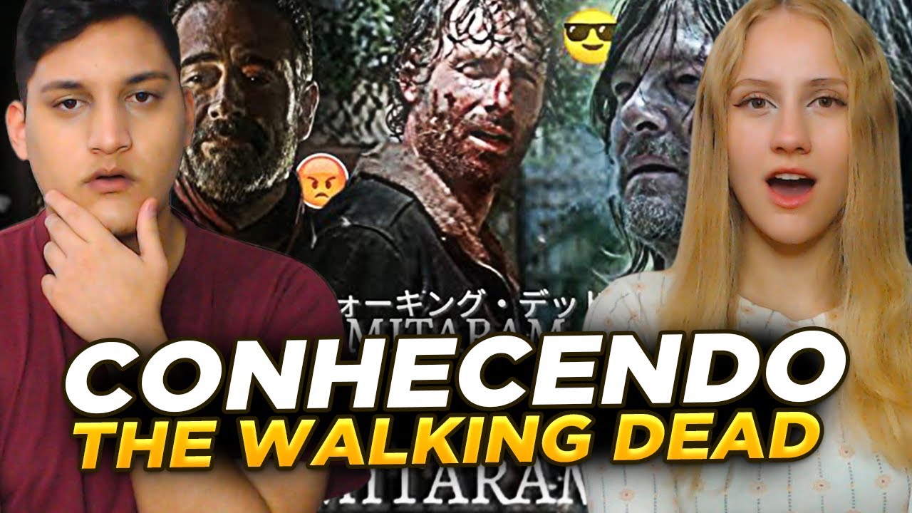 REACT EM CASAL - AS INSANAS MITAGENS EM THE WALKING DEAD - VINÍCIUS TV