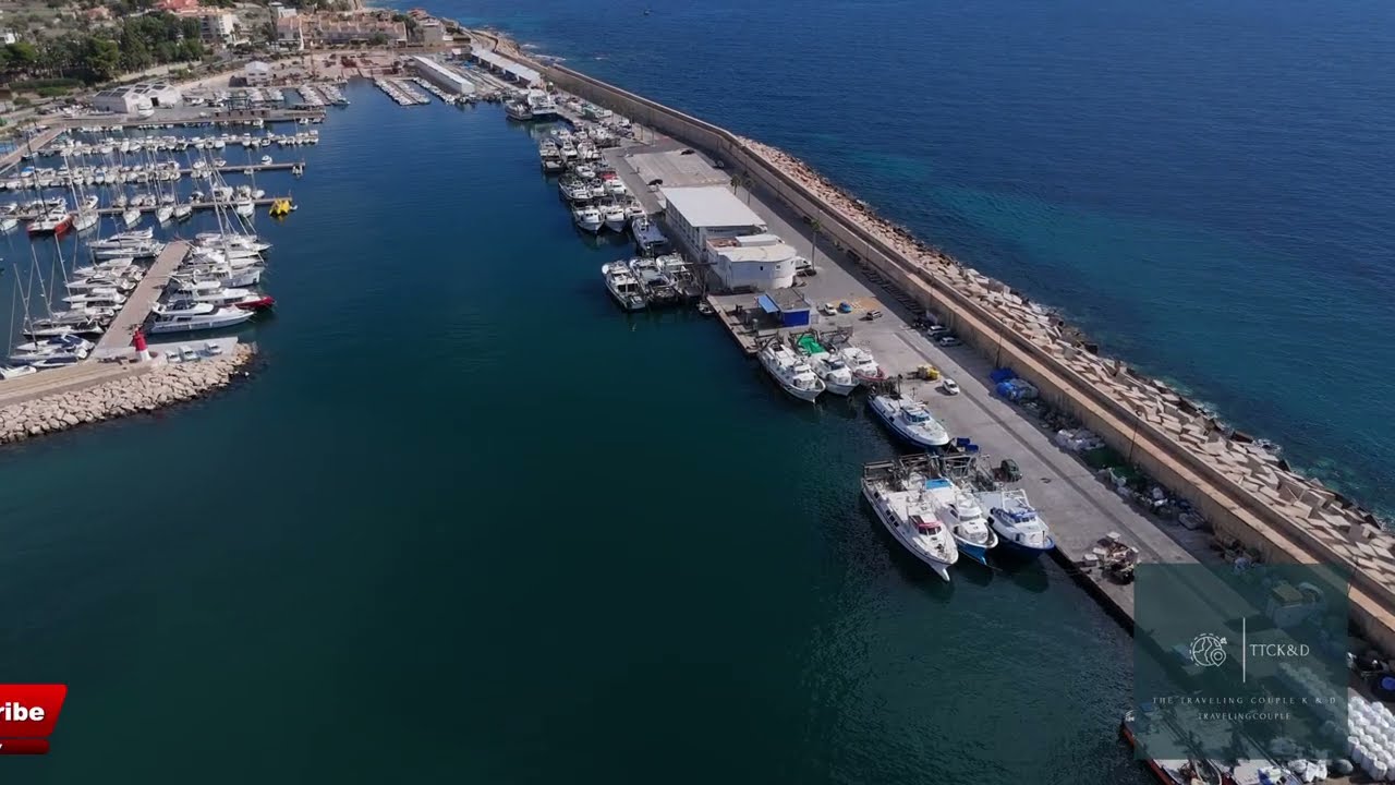 Villajoyosa Costa Blanca 4K  Scenic Drone Film & Walking Tour