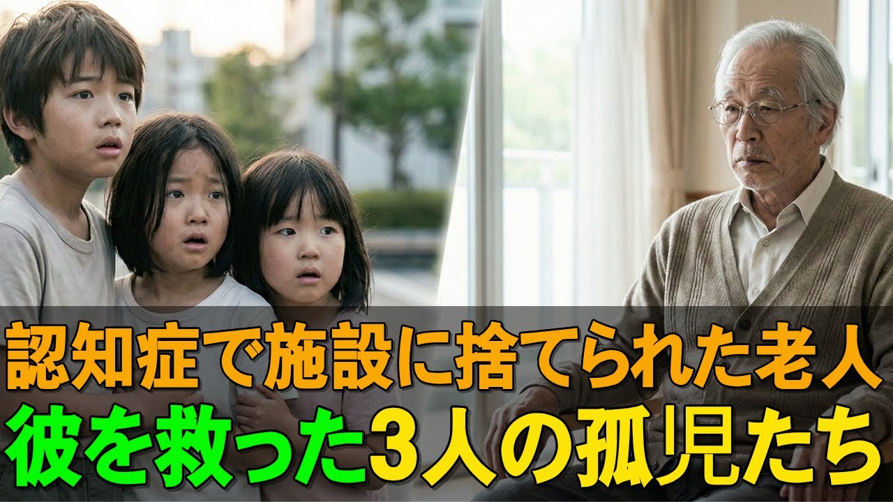 認知症で施設に捨てられた宝石王。彼を救ったのは、血の繋がらない3人の孤児だった。