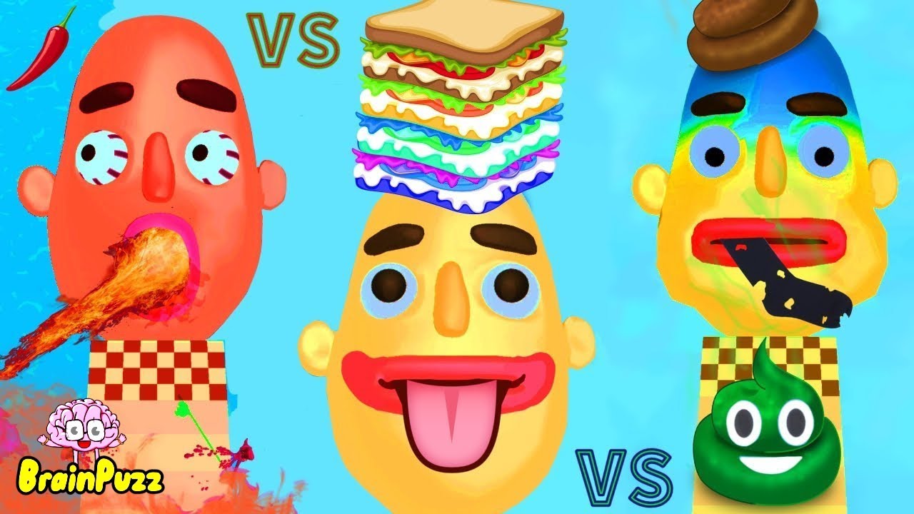 Sandwich Runner - Hot Spicy Sandwich vs Nasty Sandwich vs Tasty Sandwich - Best Funny Mobile Games