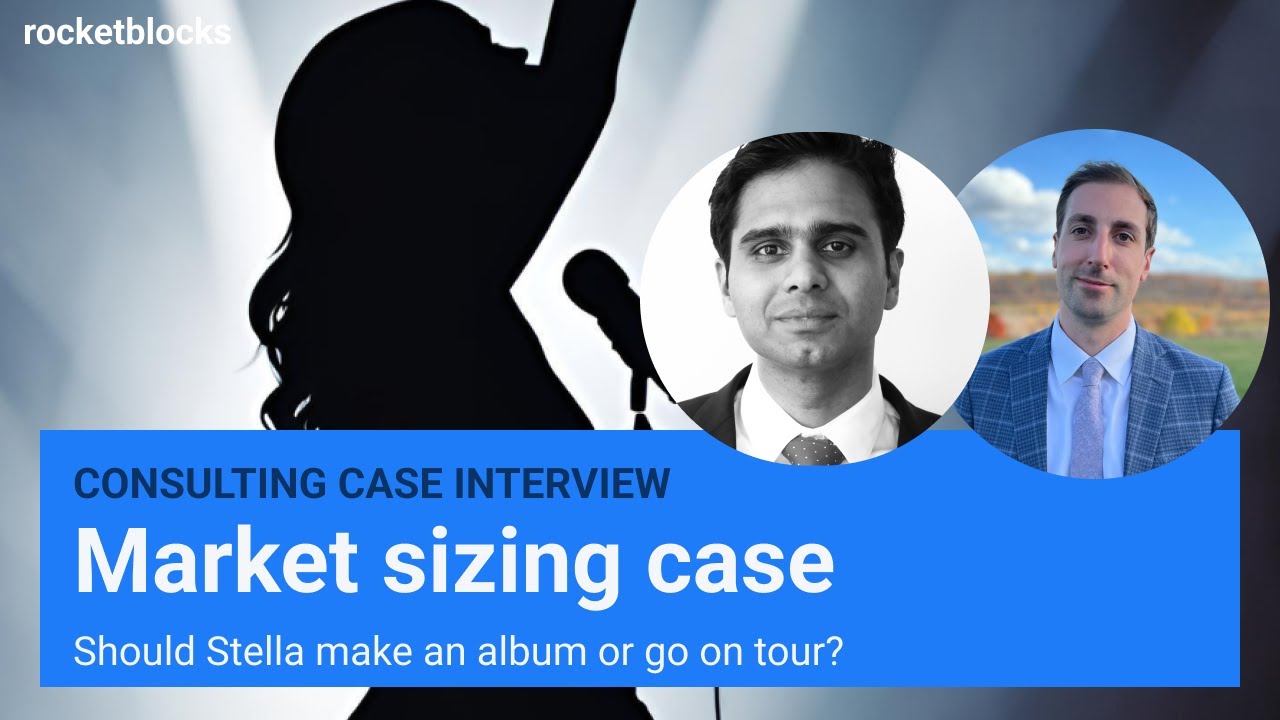 Market sizing consulting case interview: Pop star's dilemma (w/ ex-Bain and EY consultants)
