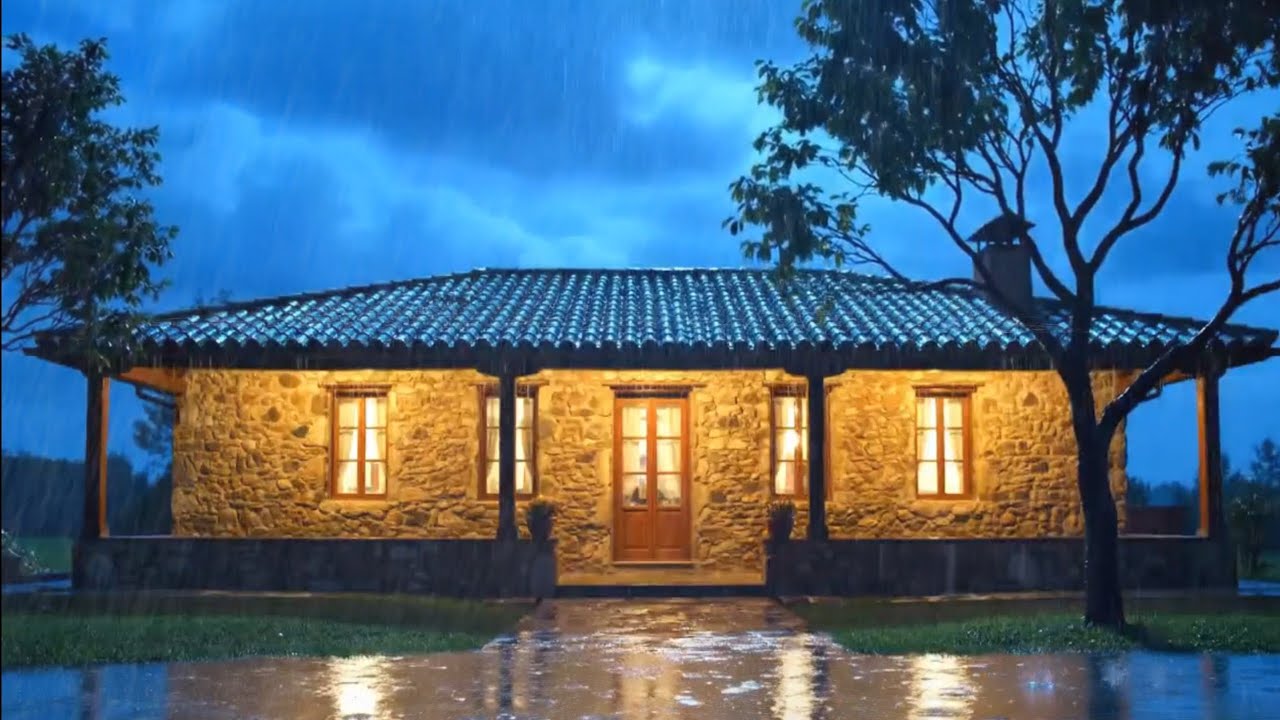 1 Hours Gentle Night Rain Falling on a Quiet Forest | Natural Continuous Rain Sounds for Sleeping