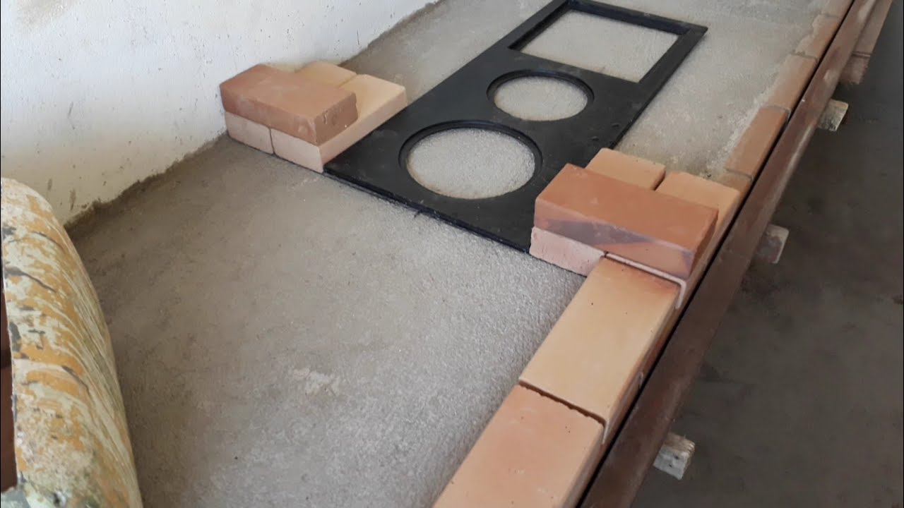 Construindo fogão a lenha  parte 1