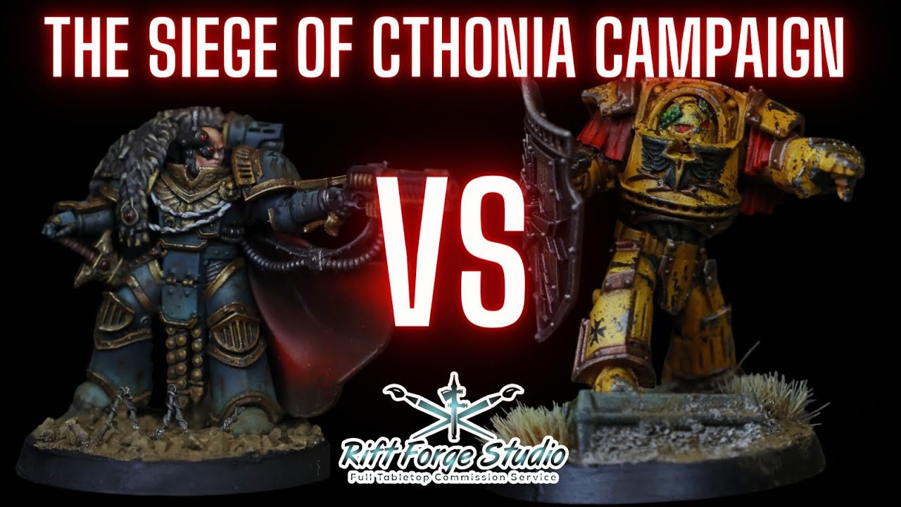 Imperial Fists vs Sons of Horus - Siege of Cthonia campaign for Warhammer Horus Heresy Game 3