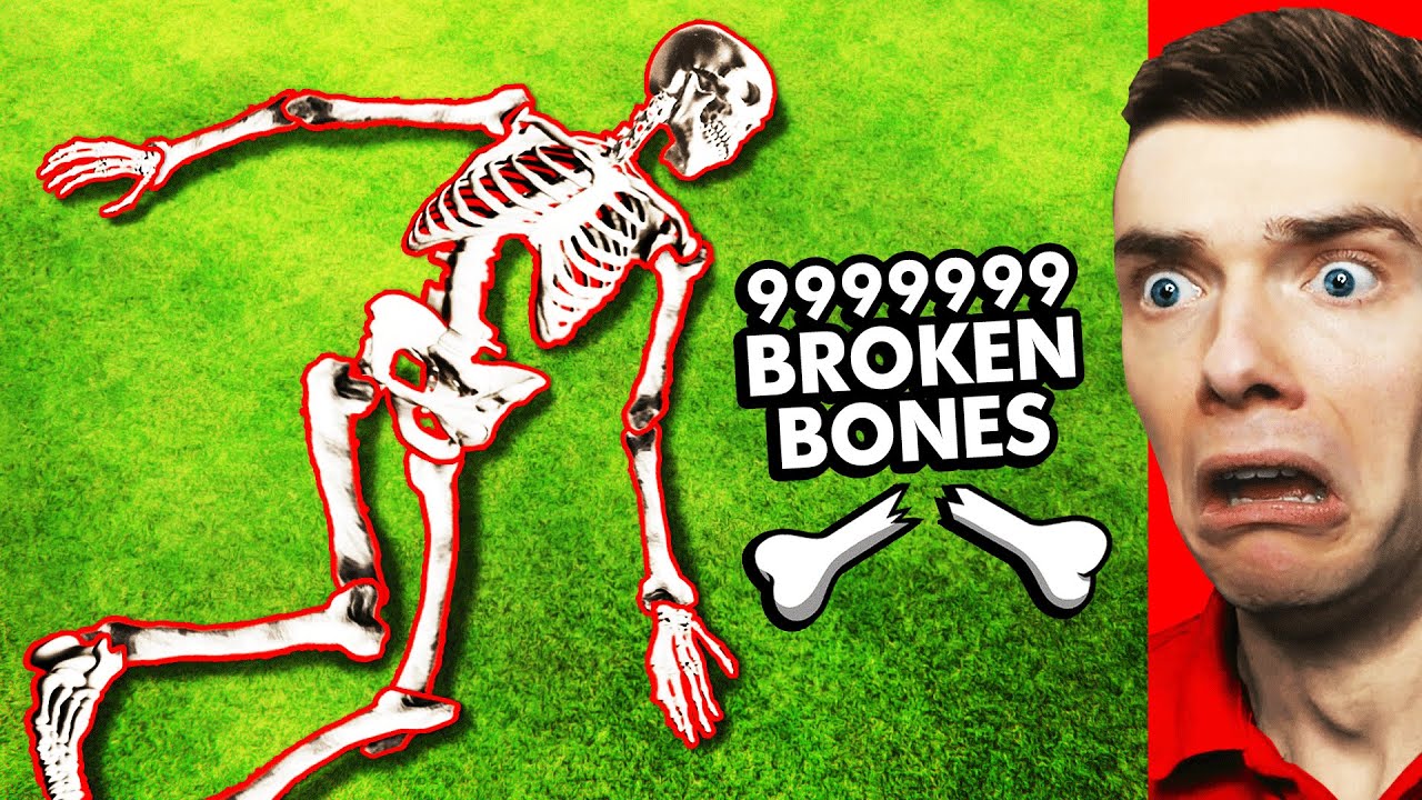 Breaking EVERY BONE As SKELETON In GTA 5