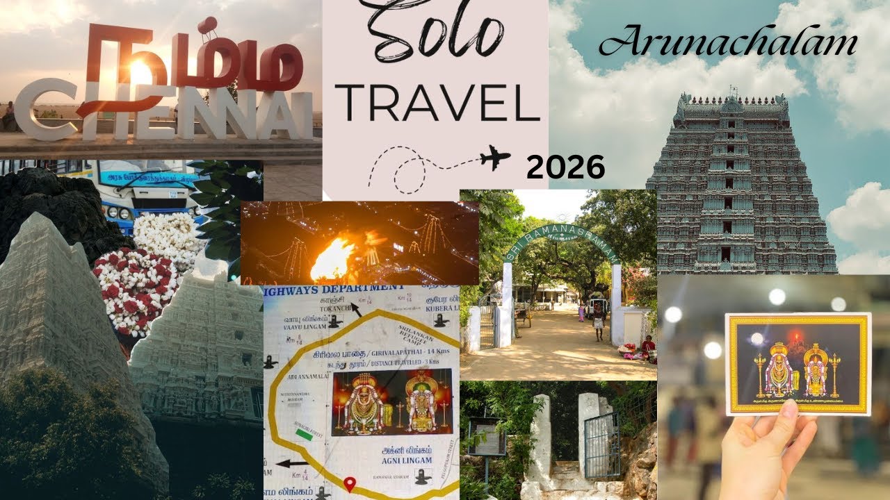 Arunachalam | Shiva - THE FIRE | Ramana Maharshi Asramam | Solotrip | Spiritual Glowup | Ep4