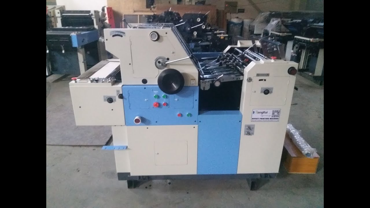 SINGLE COLOR OFFSET PRINTING MACHINE ZR56II DISPLAY ZONGRUI