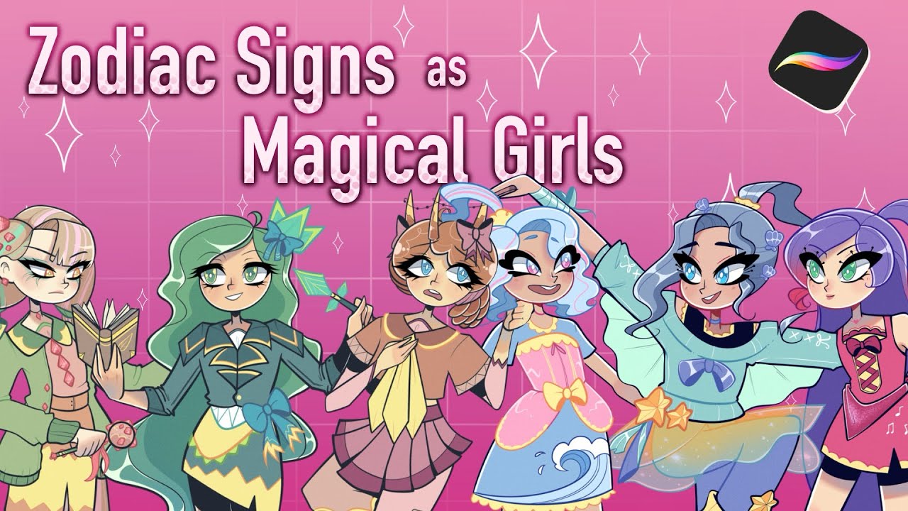 ZODIAC SIGNS as ✨MAGICAL GIRLS✨ [pt.2!]
