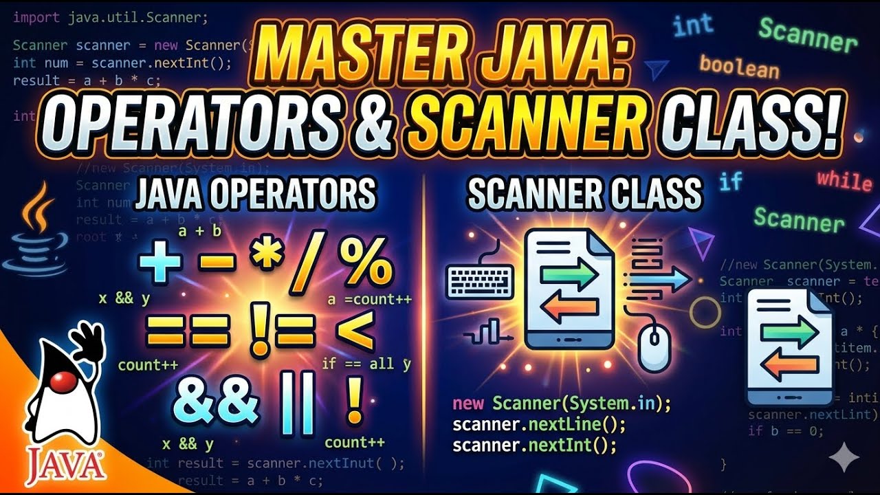 Операторы и сканер Java
