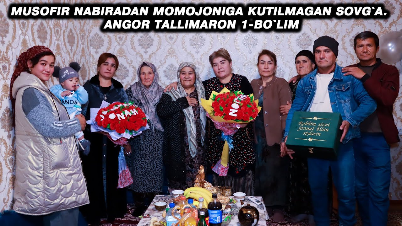 MUSOFIR NABIRADAN MOMOJONIGA KUTILMAGAN SOVG`A. ANGOR TALLIMARON 1-BO`LIM. #2024 #happyday