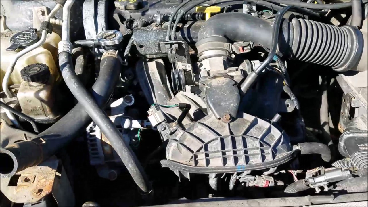 04 Chrysler Sebring Замена радиатора