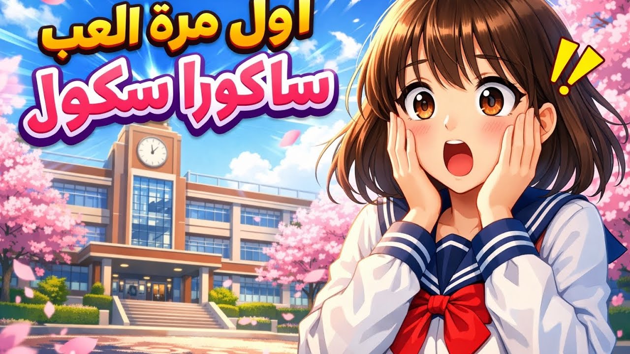 أول يوم إلي بمدرسة ساكورا سكول 🤓
