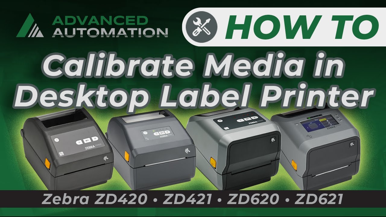 How to Manually Calibrate Your Zebra Printer - Zebra ZD420 &bull;  ZD421 &bull; ZD620 &bull; ZD621