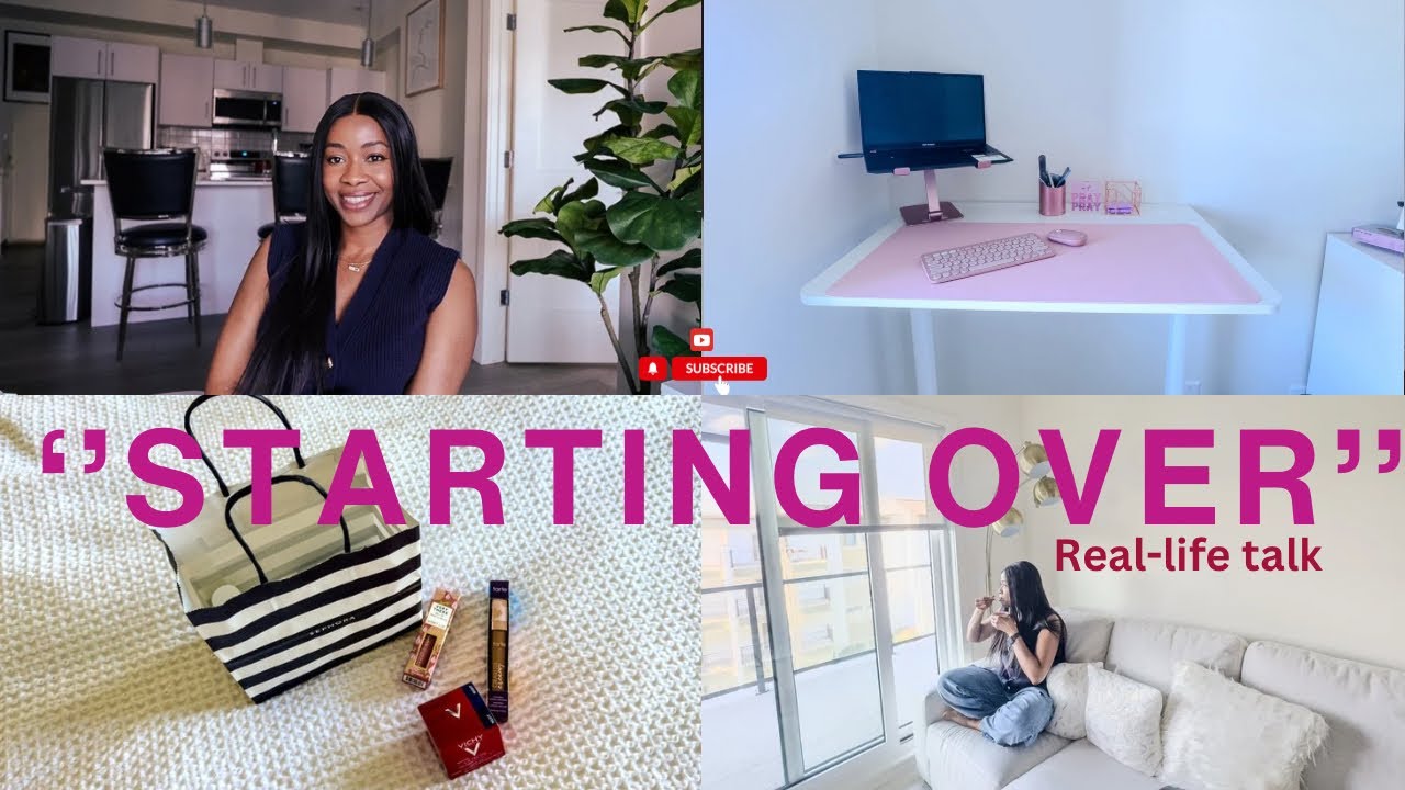 Starting over : Career Change ,Desk Setup & Real Talk | Life in Canada.