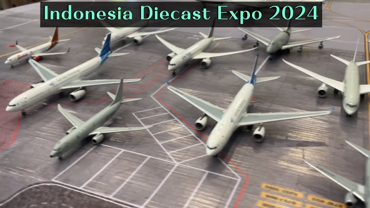 Main ke Indonesia Diecast Expo 2024! Lihat Miniatur Pesawat Ukuran Besar