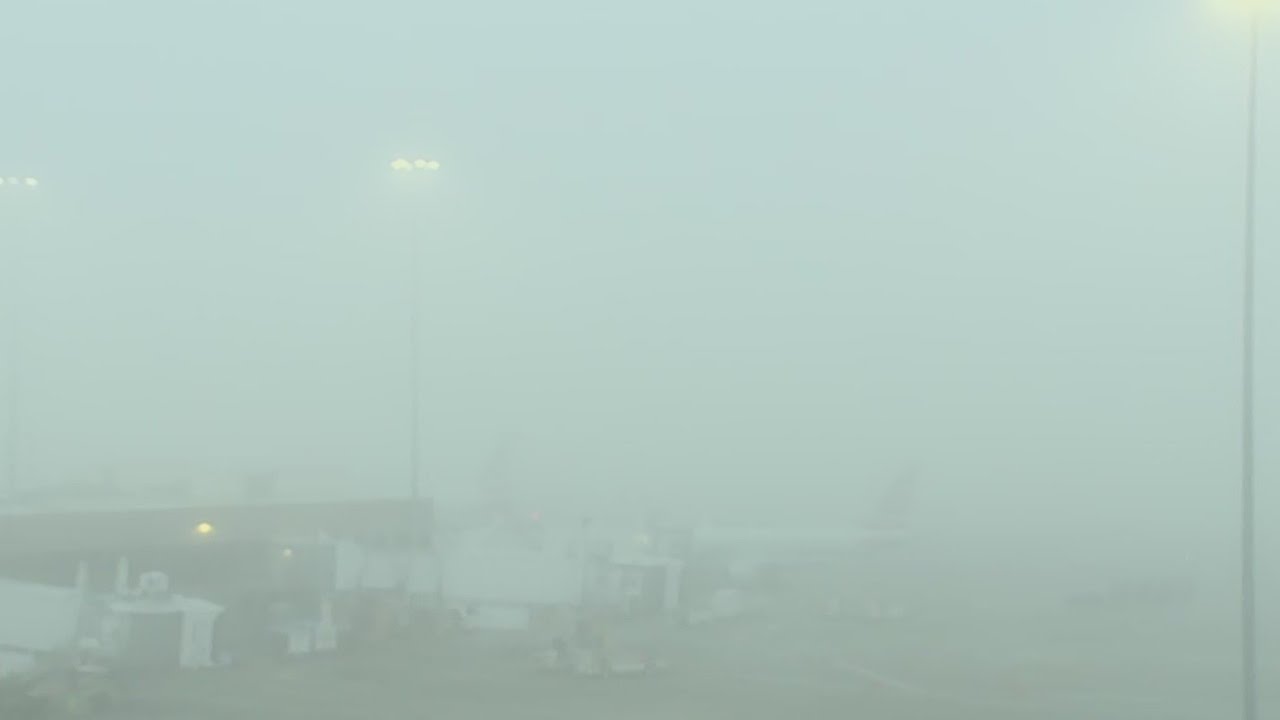Dense fog impacting flights at SMF