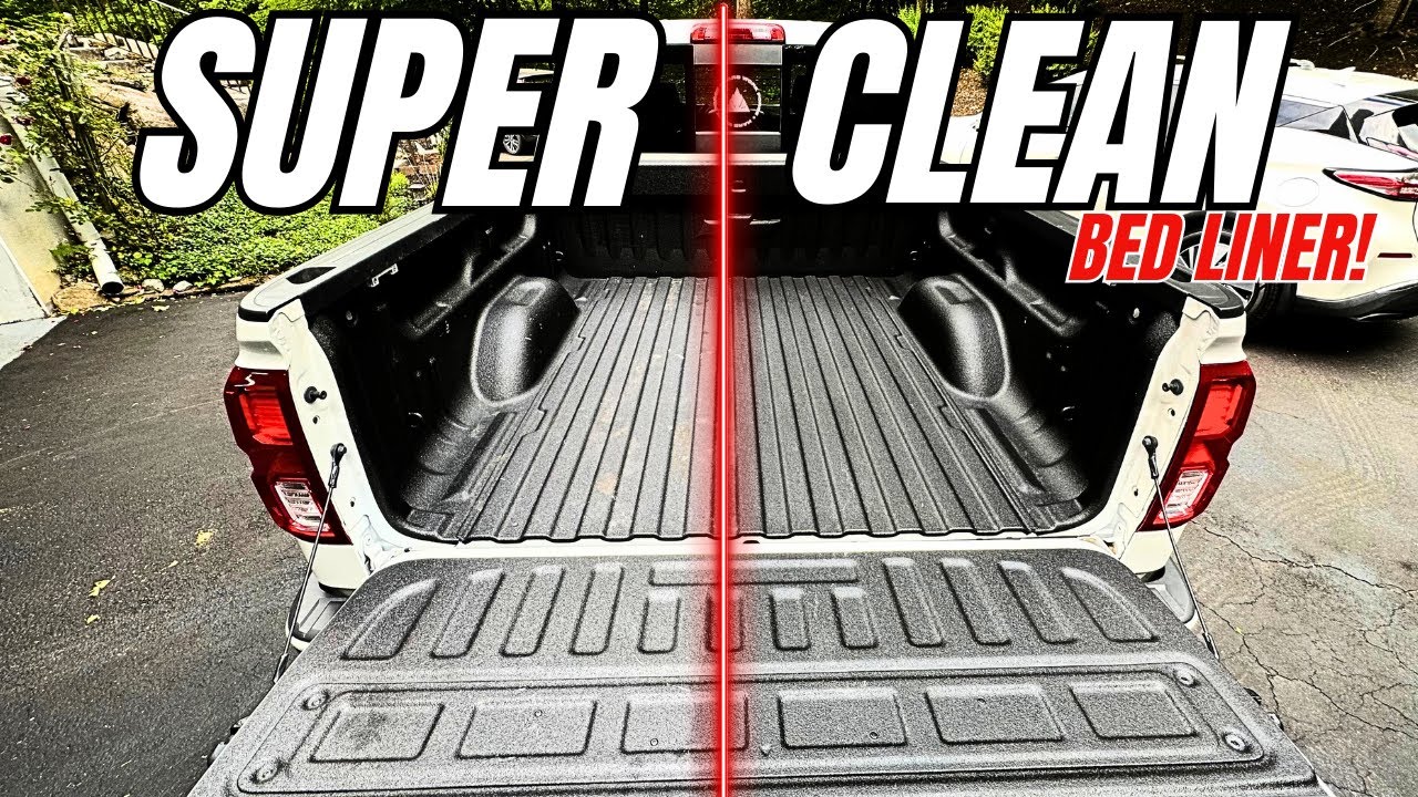 HOW TO SUPER CLEAN YOUR TRUCK BED LINER!