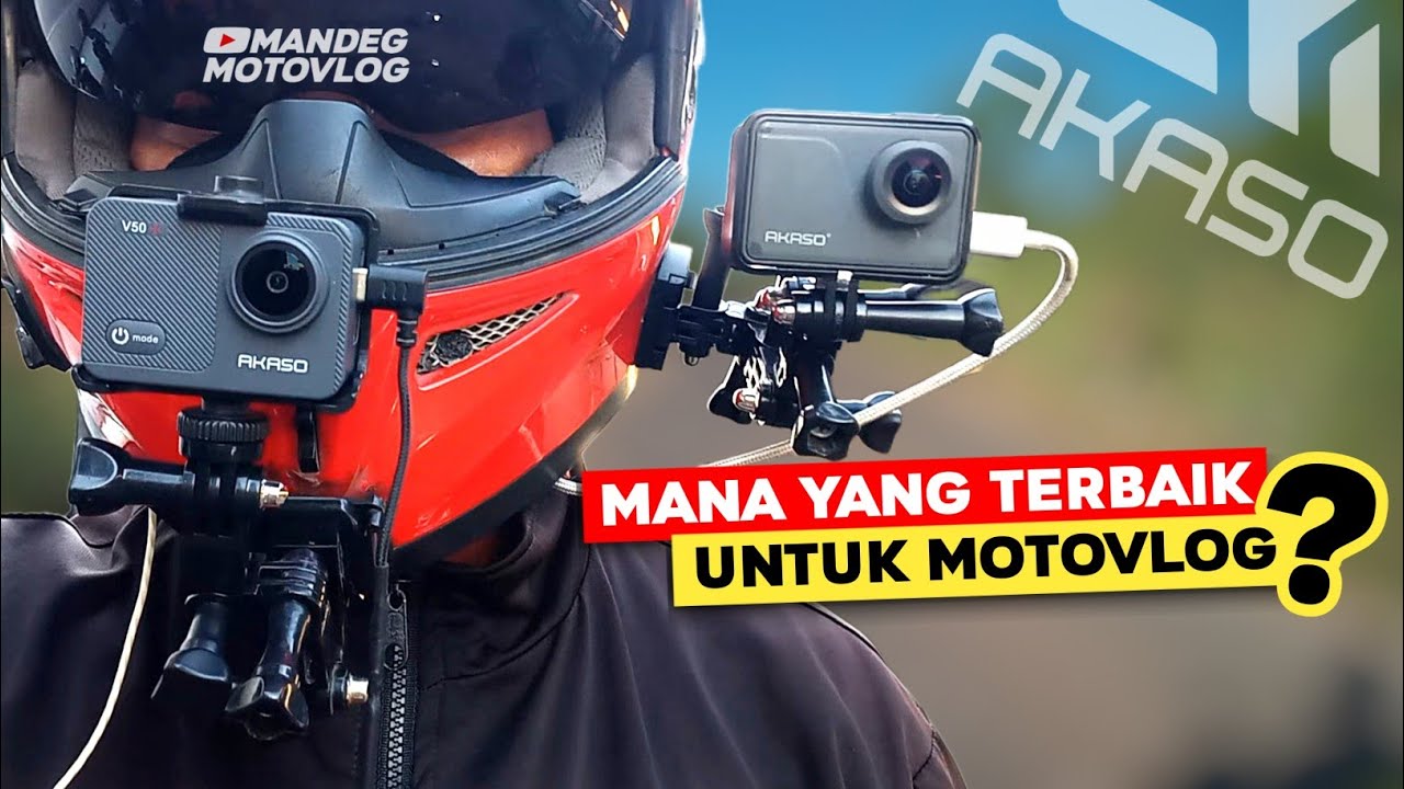 Akaso V50X vs Akaso V50 Pro untuk Motovlog