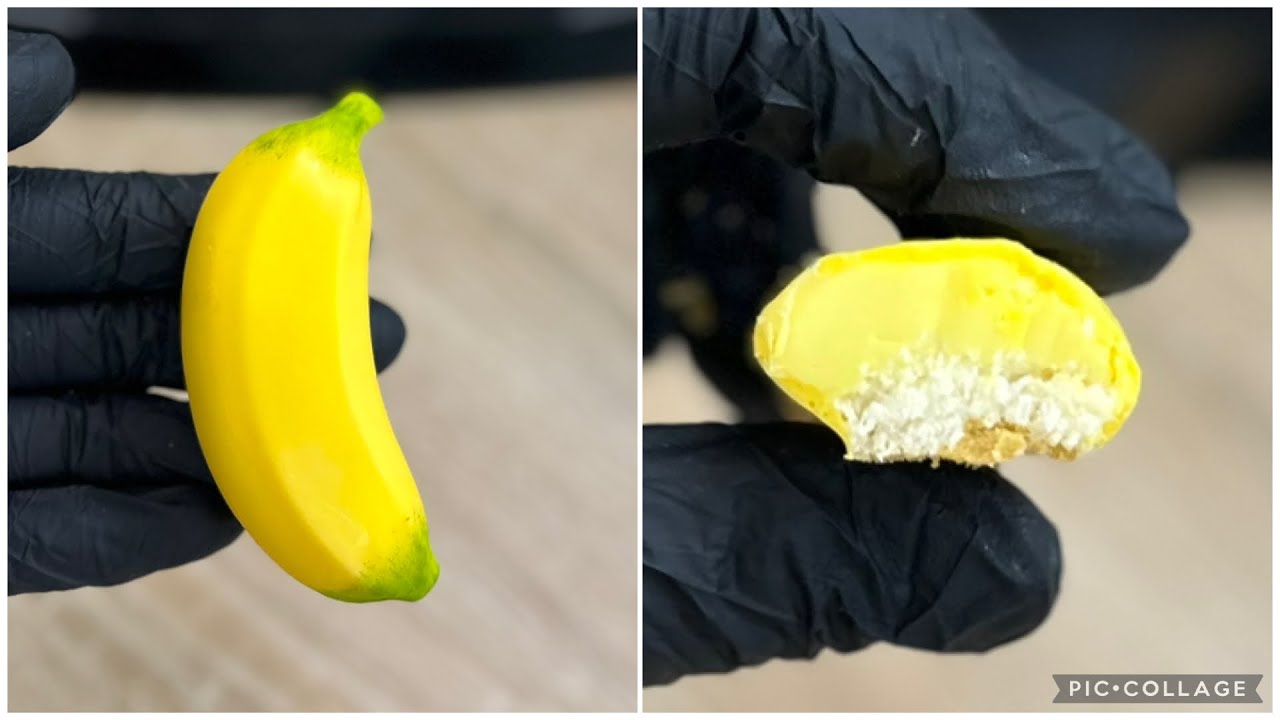 حلوة الموز بدون طهي بثلاث حشوات🍌بنة لا تقاوم…لازم تجربوها 🤤