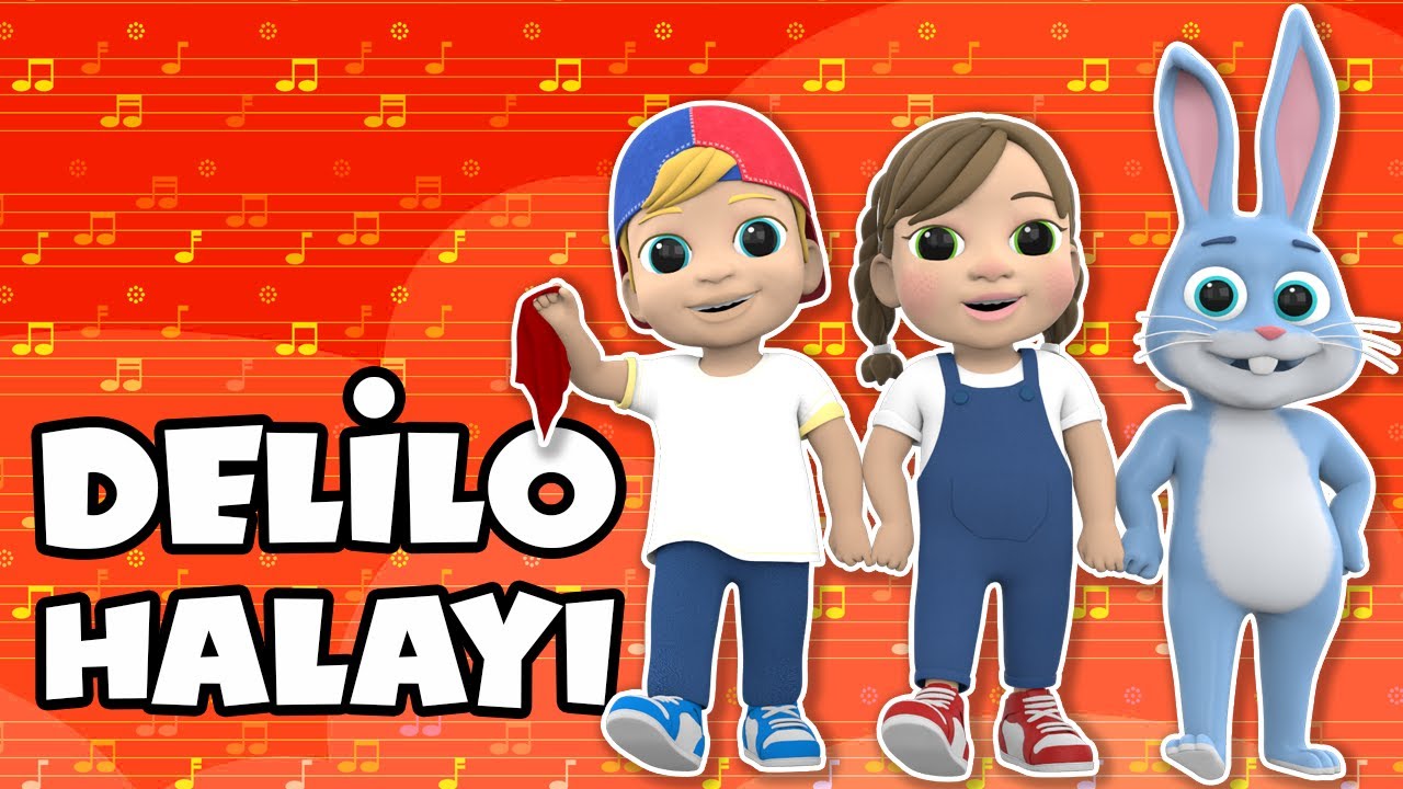 Delilo Halayı 🥁💃🕺 &Ccedil;ocuklar i&ccedil;in Dans, Oyun ve Eğlence 🌟 Kindergarten Dance - Zumba Kids Dance Party