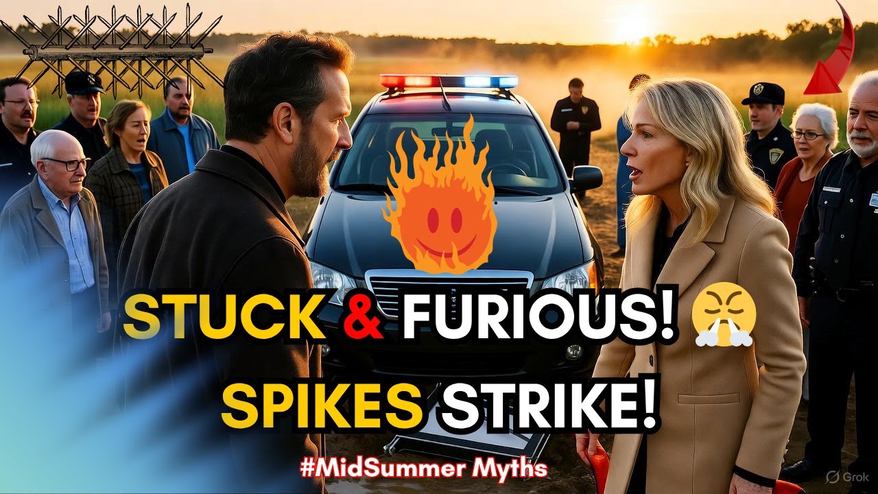 HOA Karen Kept Driving Through My Farm .. Hence I Set Up Spike Strips!