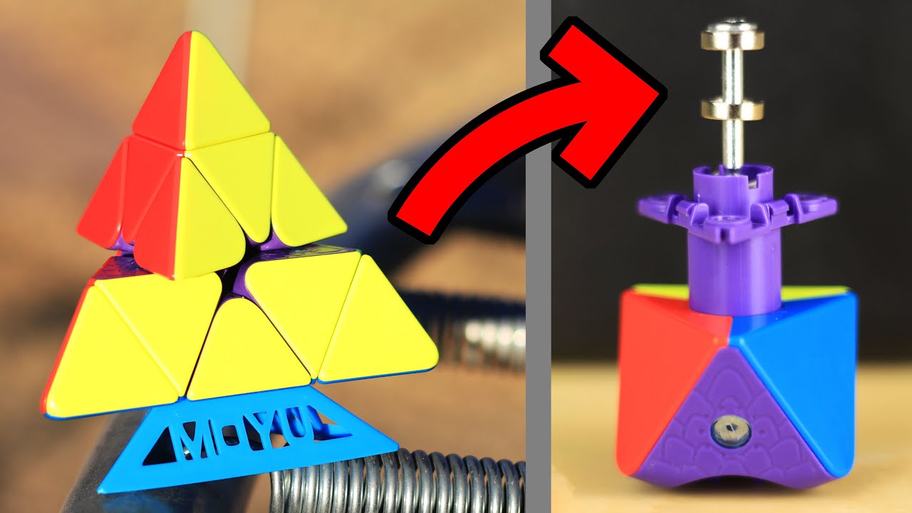 Первый MAGLEV Pyraminx...